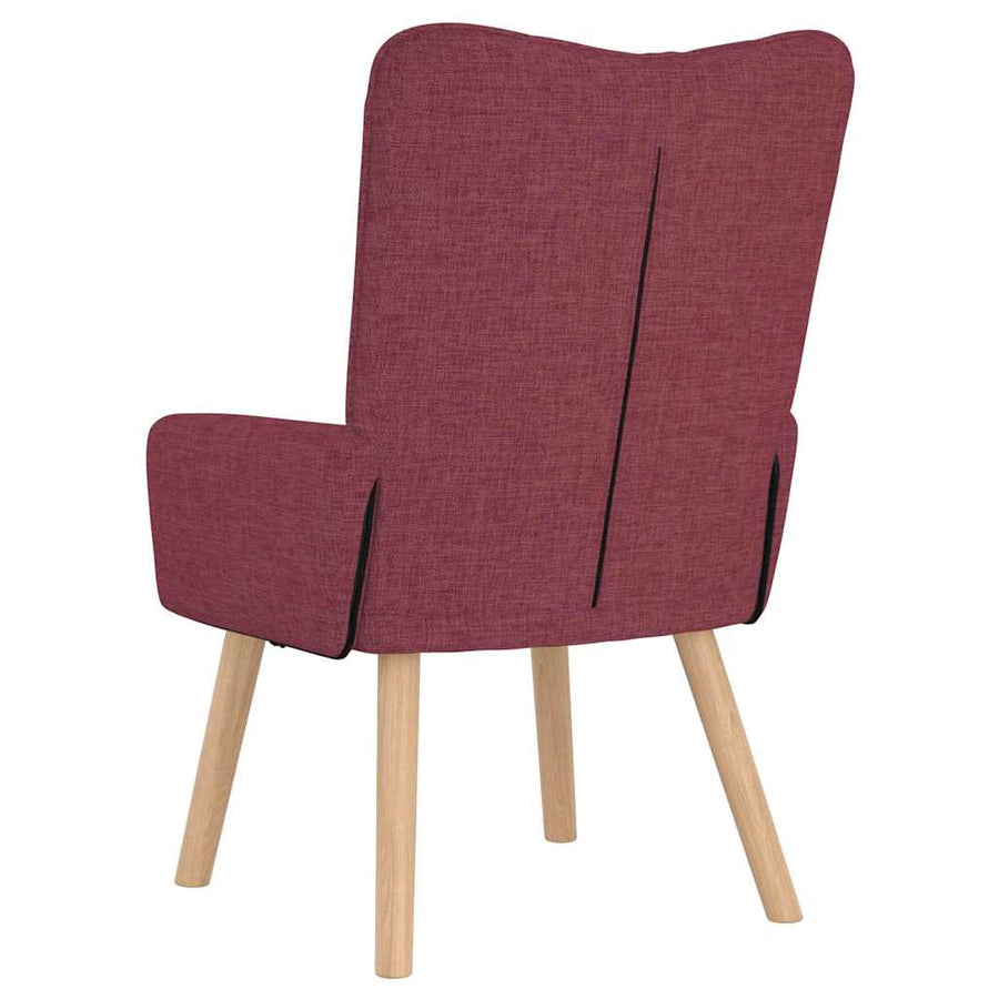 Fauteuil Wijnrood 63 x 67 x 94 cm Stof en multiplex