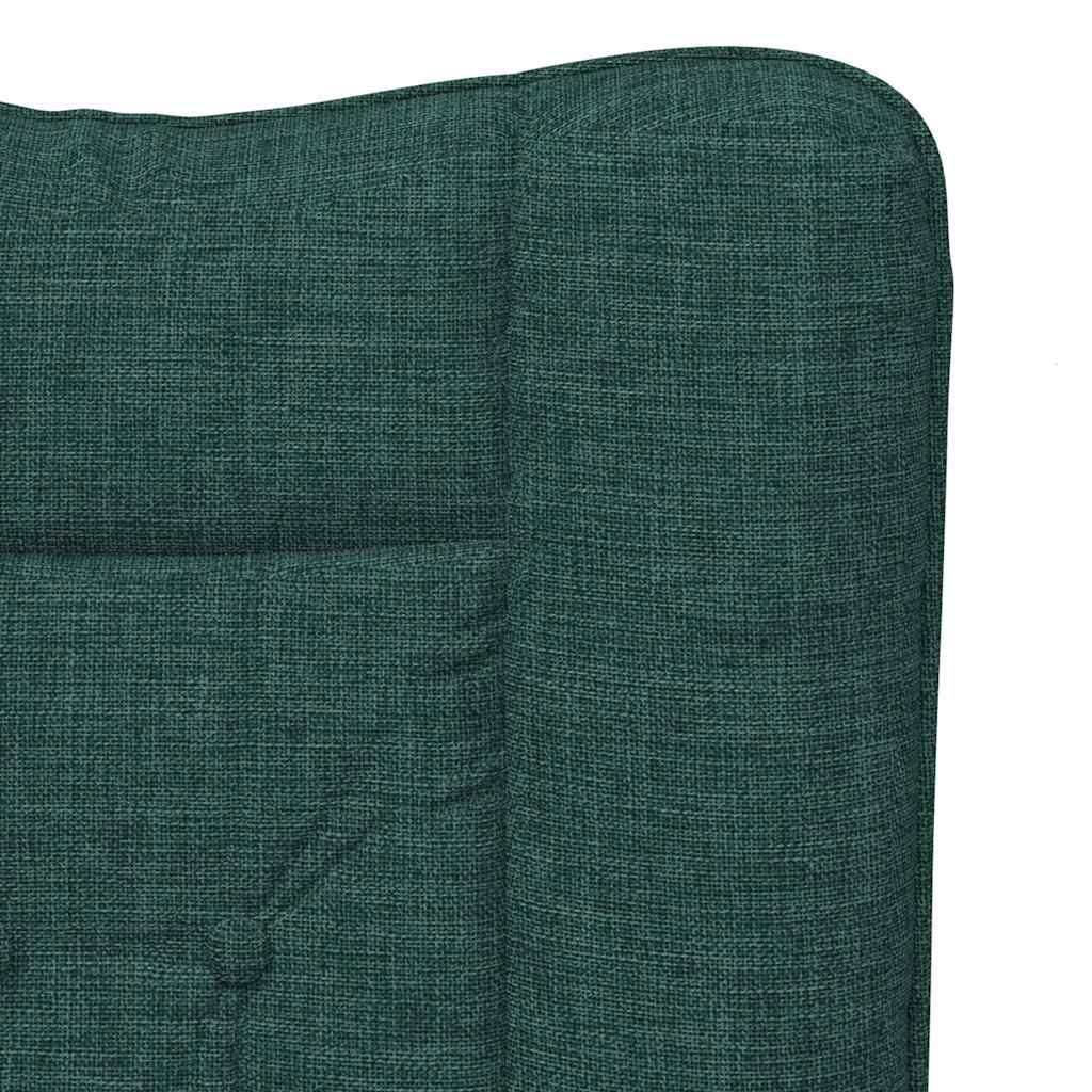 Fauteuil Donkergroen 63 x 67 x 94 cm Stof en multiplex