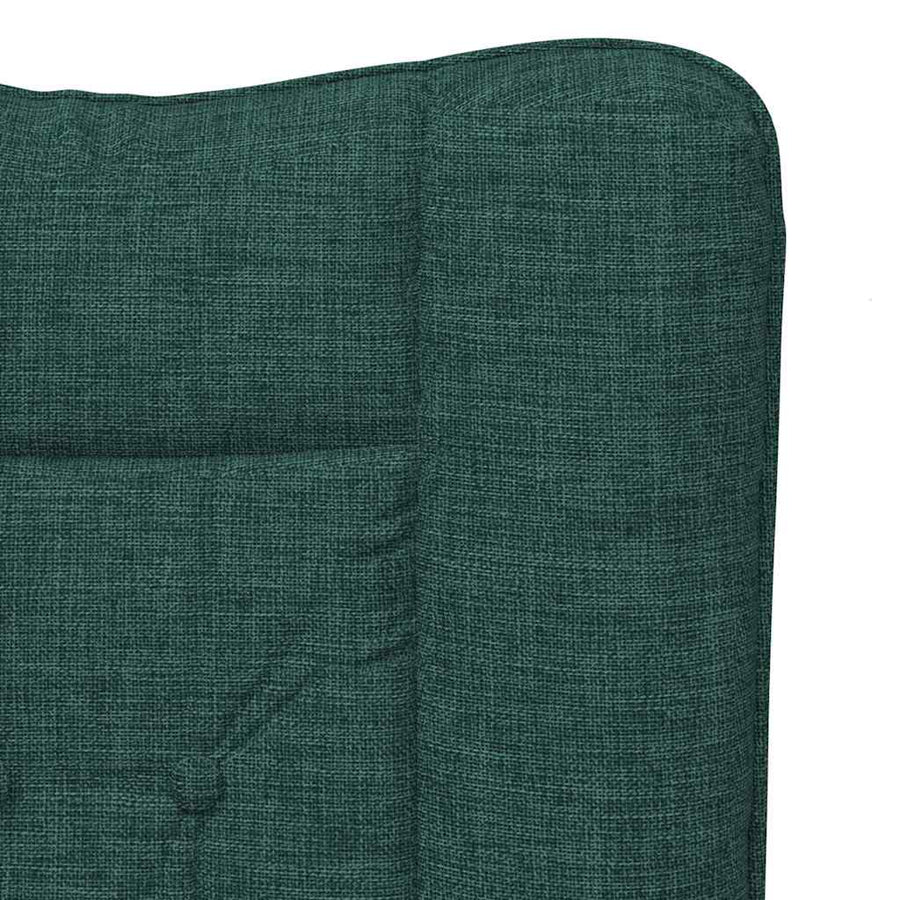 Fauteuil Donkergroen 63 x 67 x 94 cm Stof en multiplex