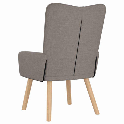 Fauteuil Taupe 63 x 67 x 94 cm Stof en multiplex