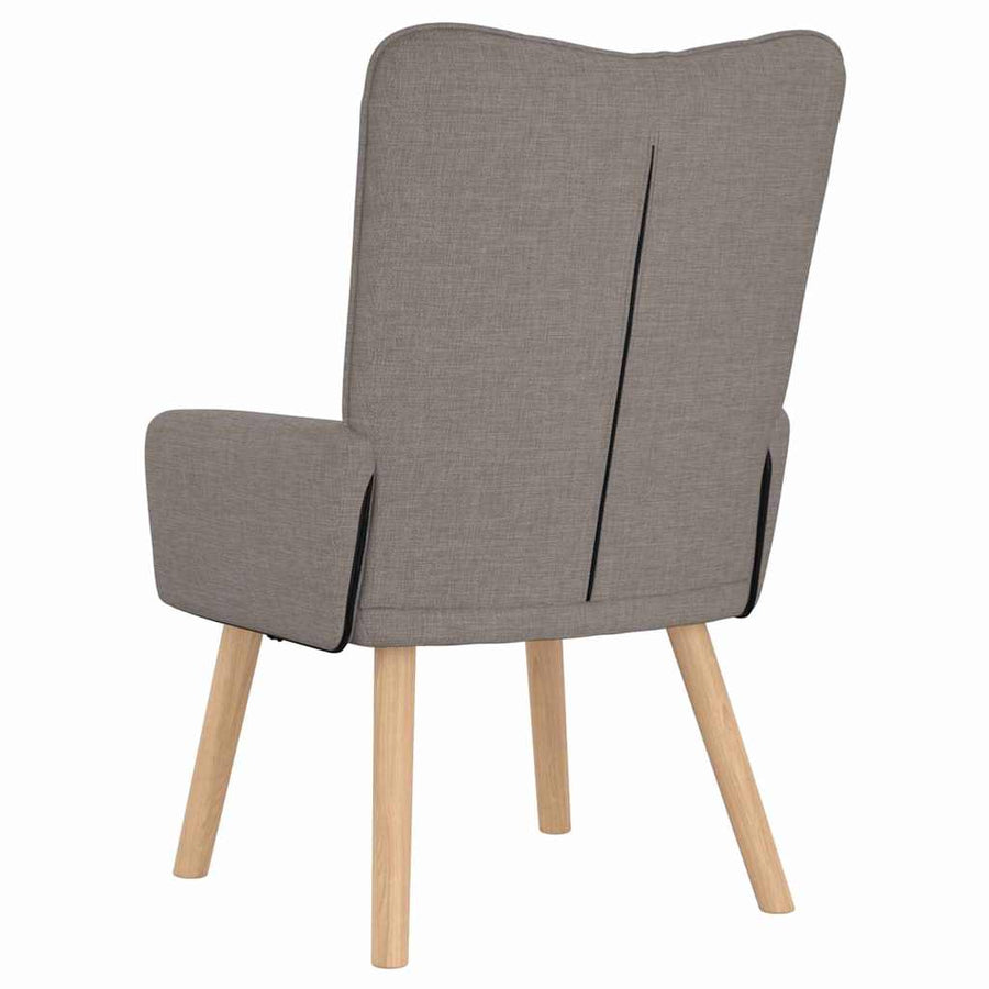 Fauteuil Taupe 63 x 67 x 94 cm Stof en multiplex