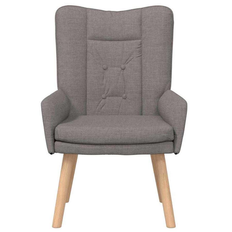 Fauteuil Taupe 63 x 67 x 94 cm Stof en multiplex