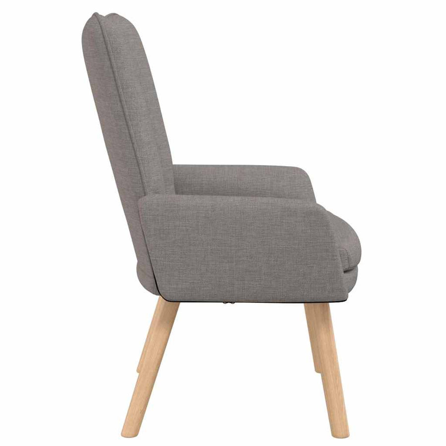 Fauteuil Taupe 63 x 67 x 94 cm Stof en multiplex