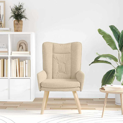 Fauteuil Crème 63 x 67 x 94 cm Stof en multiplex