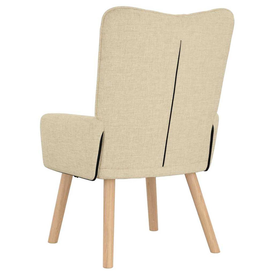 Fauteuil Crème 63 x 67 x 94 cm Stof en multiplex