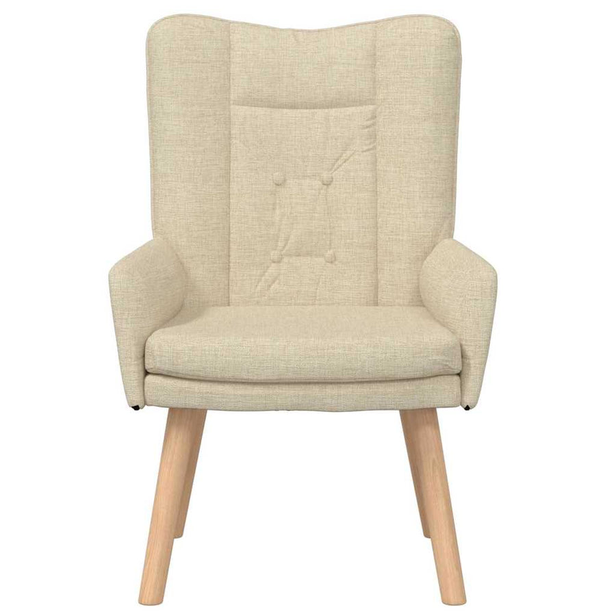Fauteuil Crème 63 x 67 x 94 cm Stof en multiplex