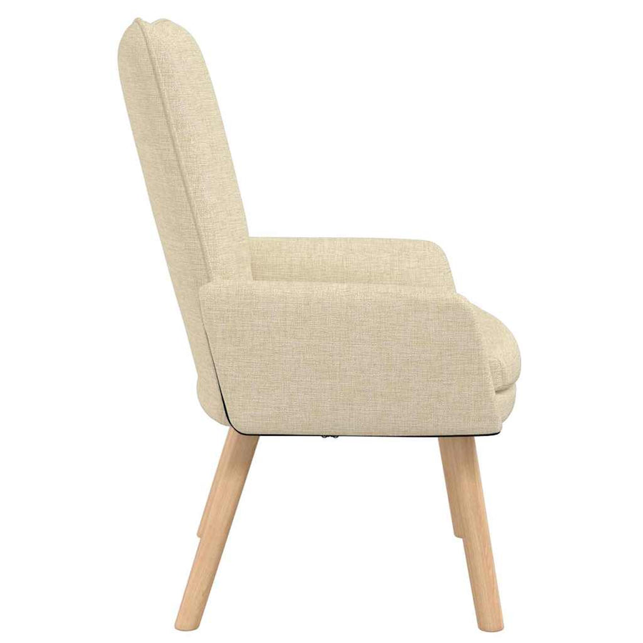 Fauteuil Crème 63 x 67 x 94 cm Stof en multiplex
