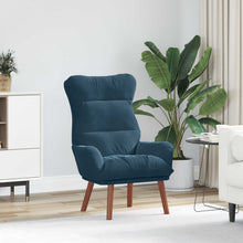 Fauteuil Blauw 69 x 74 x 93 cm Fluweel