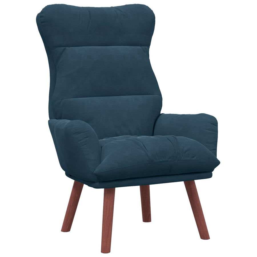 Fauteuil Blauw 69 x 74 x 93 cm Fluweel