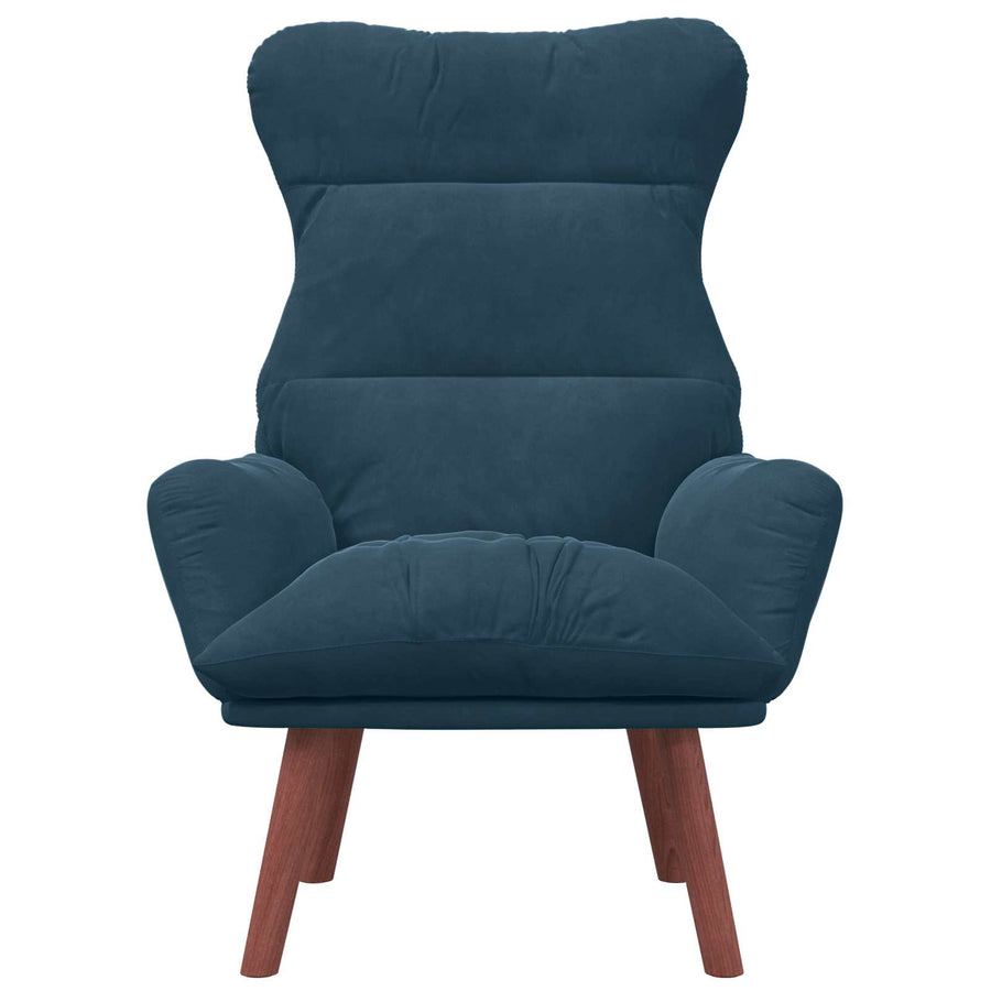 Fauteuil Blauw 69 x 74 x 93 cm Fluweel
