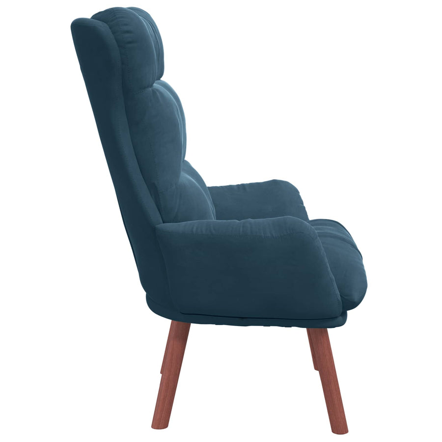 Fauteuil Blauw 69 x 74 x 93 cm Fluweel