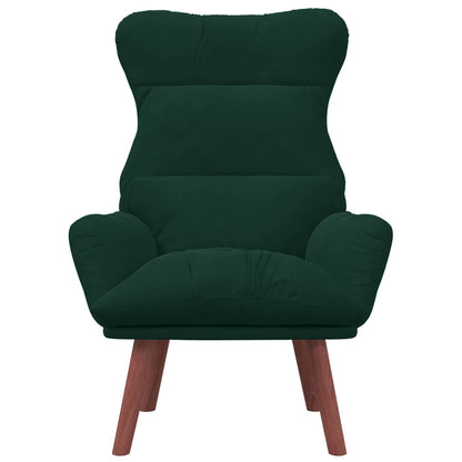 Fauteuil Donkergroen 69 x 74 x 93 cm Fluweel