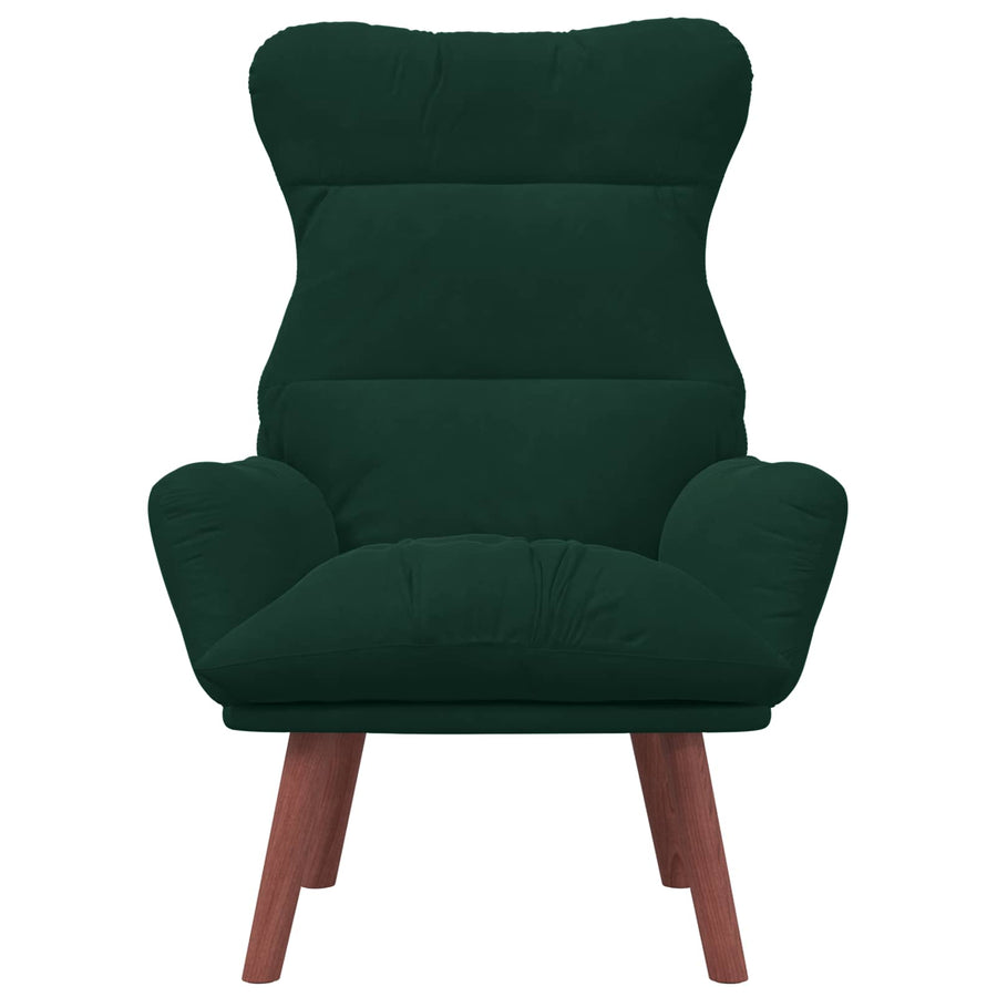 Fauteuil Donkergroen 69 x 74 x 93 cm Fluweel