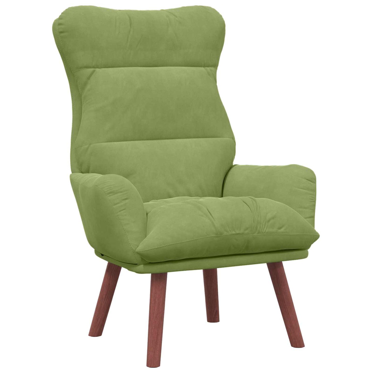 Fauteuil Lichtgroen 69 x 74 x 93 cm Fluweel