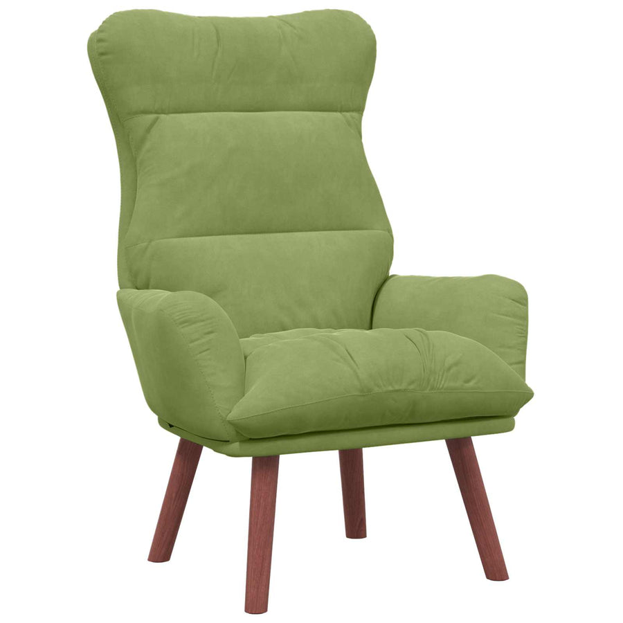 Fauteuil Lichtgroen 69 x 74 x 93 cm Fluweel