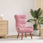 Fauteuil roze 69x74x93 cm fluweel