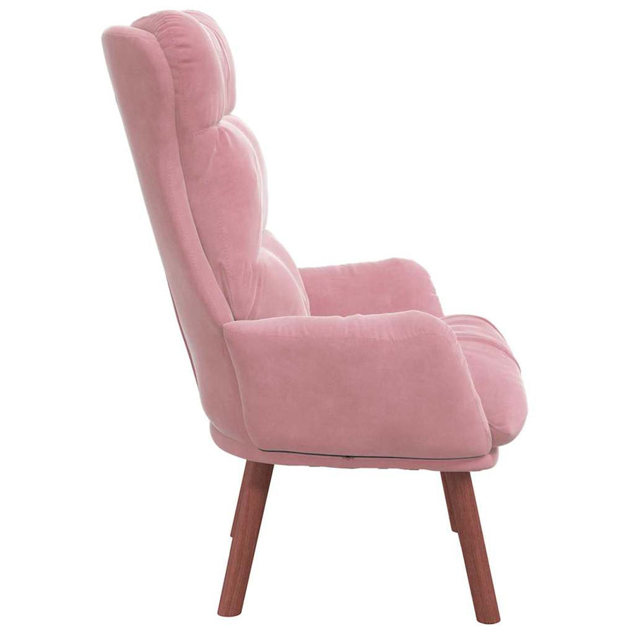 Fauteuil Roze 69 x 74 x 93 cm Fluweel