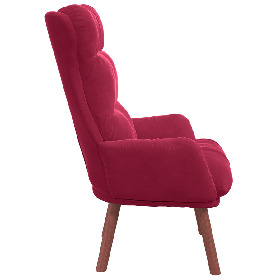 Fauteuil Wijnrood 69 x 74 x 93 cm Fluweel