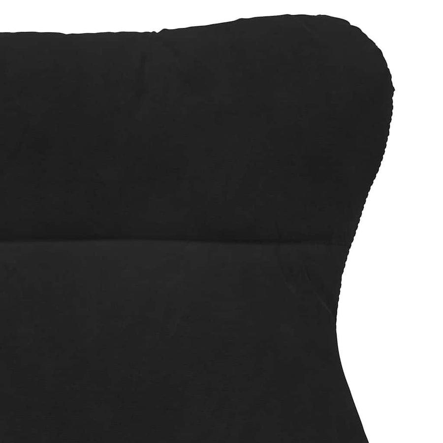 Fauteuil Zwart 69 x 74 x 93 cm Fluweel