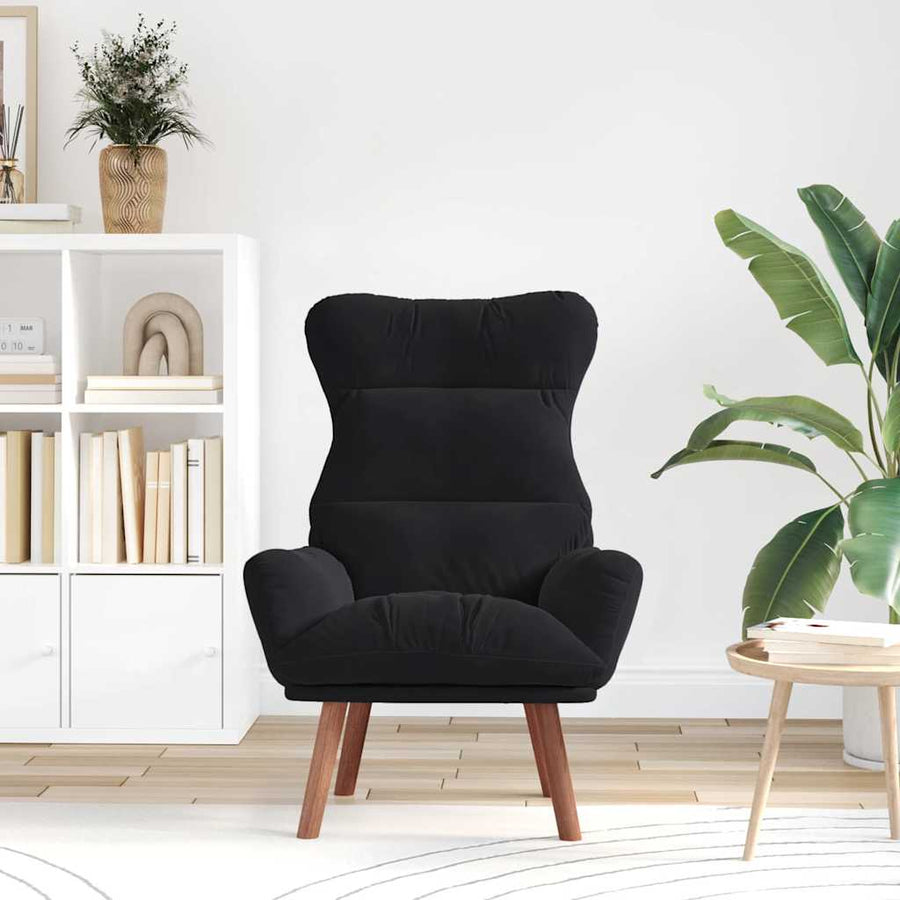 Fauteuil Zwart 69 x 74 x 93 cm Fluweel