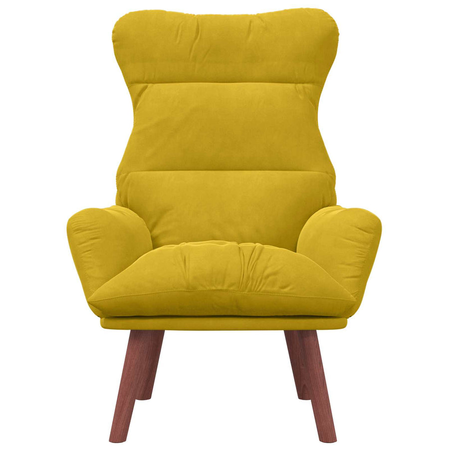 Fauteuil Geel 69 x 74 x 93 cm Fluweel