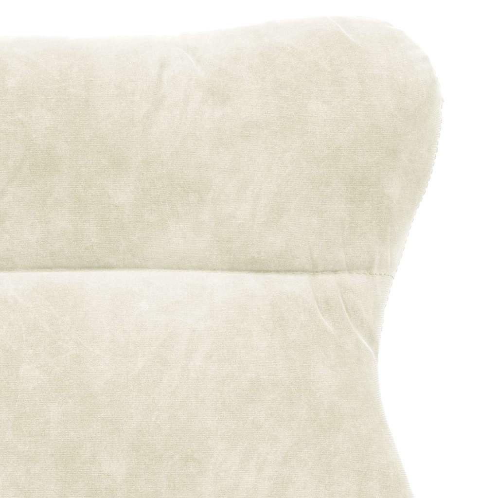 Fauteuil Crème 69 x 74 x 93 cm Fluweel