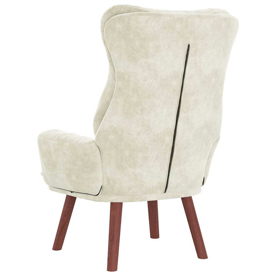 Fauteuil Crème 69 x 74 x 93 cm Fluweel