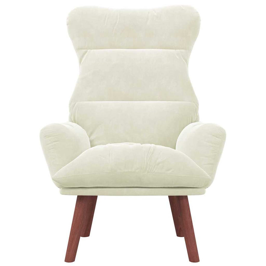 Fauteuil Crème 69 x 74 x 93 cm Fluweel