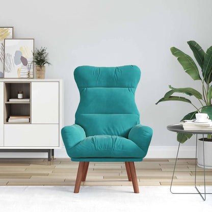 Fauteuil Turquoise 69 x 74 x 93 cm Fluweel