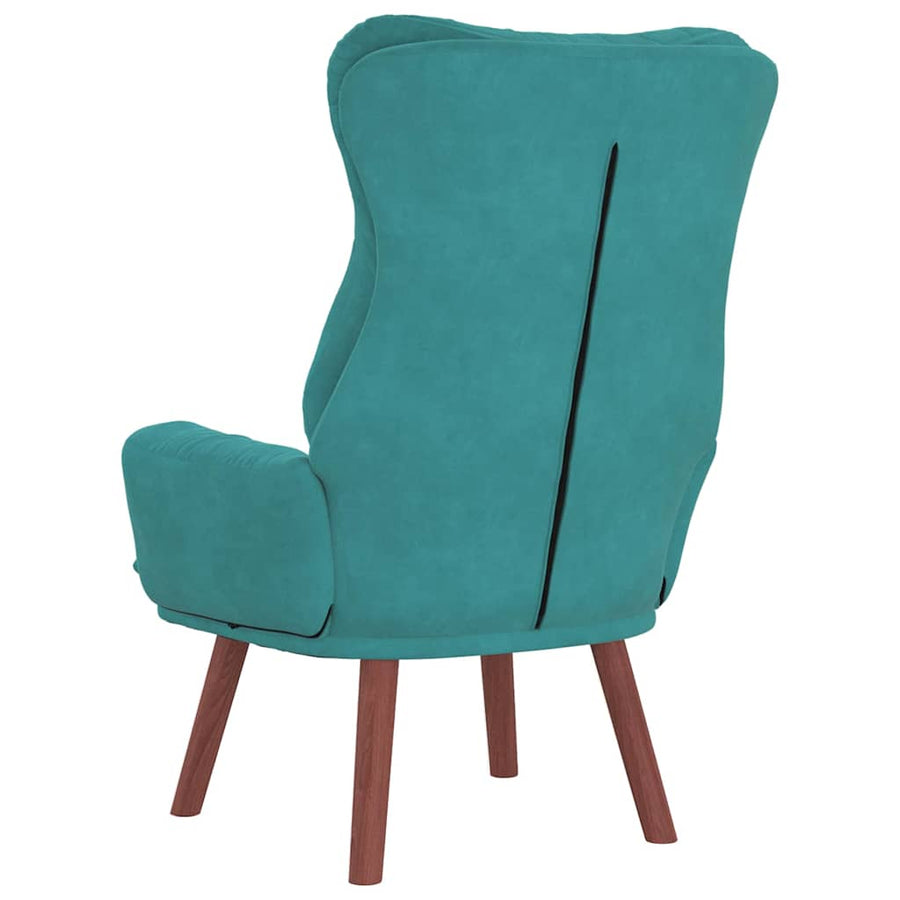 Fauteuil Turquoise 69 x 74 x 93 cm Fluweel