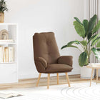 Fauteuil bruin polyester multiplex 69x74x93 cm