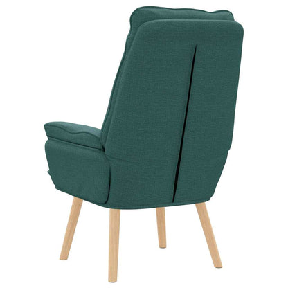 Fauteuil Donkergroen 69 x 74 x 93 cm Stof en multiplex