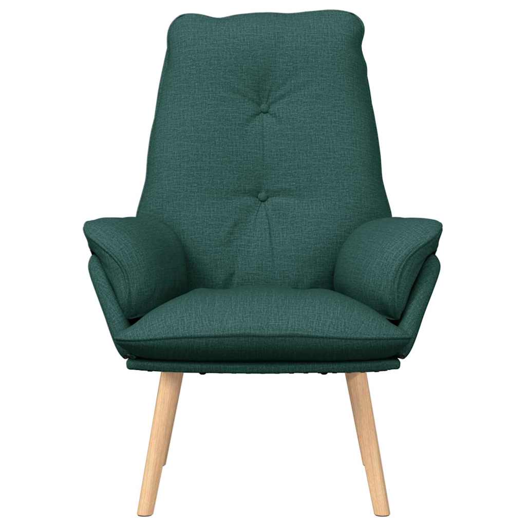 Fauteuil Donkergroen 69 x 74 x 93 cm Stof en multiplex