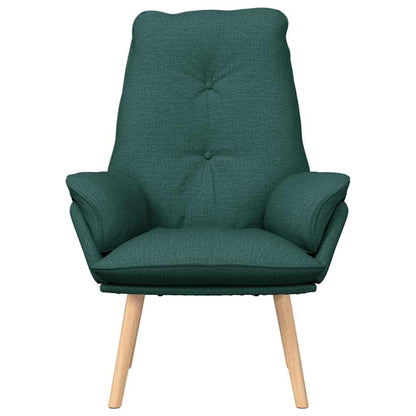 Fauteuil Donkergroen 69 x 74 x 93 cm Stof en multiplex