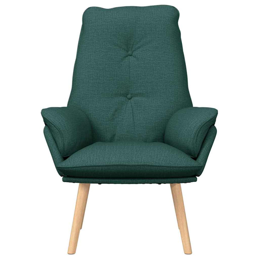 Fauteuil Donkergroen 69 x 74 x 93 cm Stof en multiplex