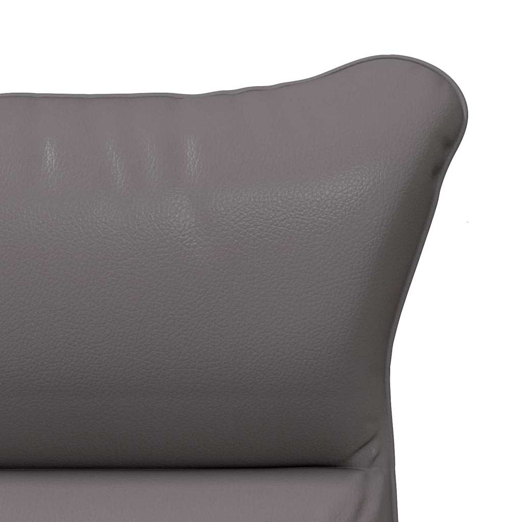 Fauteuil 69 X 74 X 93 Cm Kunstleer Grijs