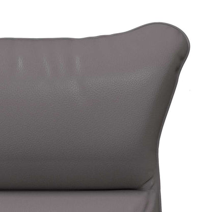 Fauteuil 69 X 74 X 93 Cm Kunstleer Grijs