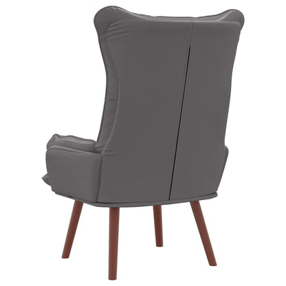 Fauteuil 69 X 74 X 93 Cm Kunstleer Grijs