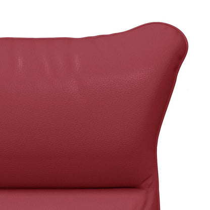 Fauteuil Wijnrood 69 x 74 x 93 cm Kunstleer