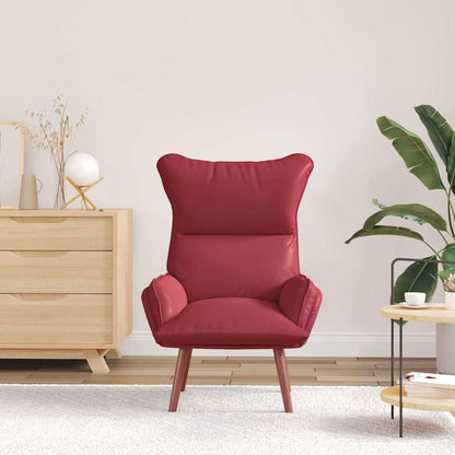 Fauteuil Wijnrood 69 x 74 x 93 cm Kunstleer