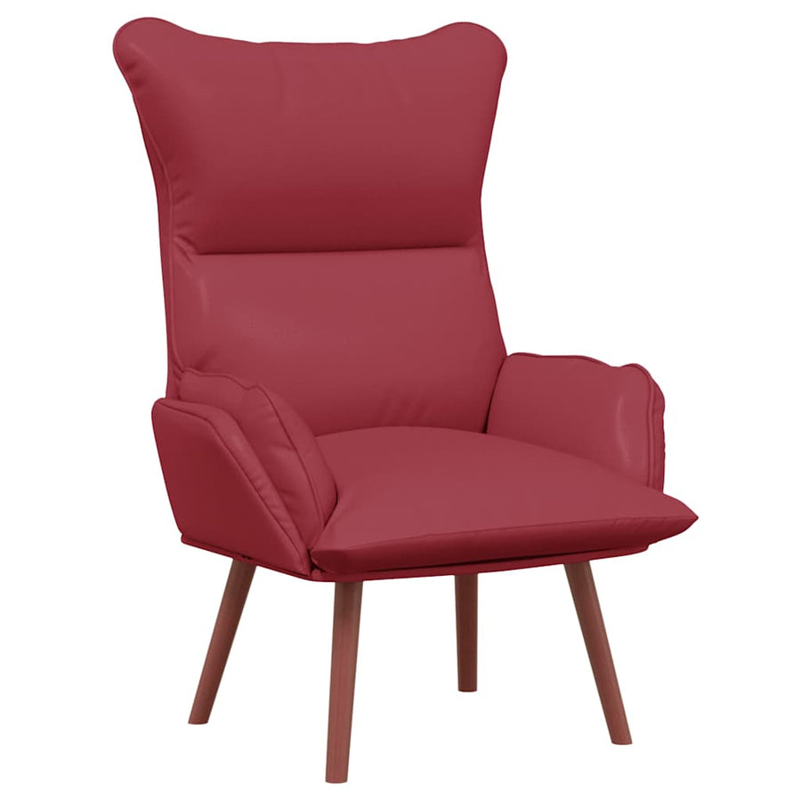 Fauteuil Wijnrood 69 x 74 x 93 cm Kunstleer