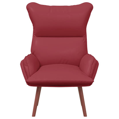 Fauteuil Wijnrood 69 x 74 x 93 cm Kunstleer