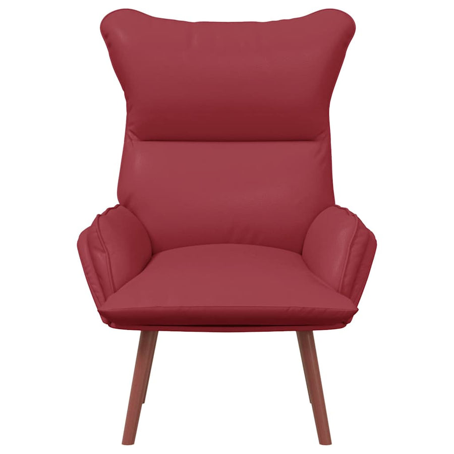 Fauteuil Wijnrood 69 x 74 x 93 cm Kunstleer
