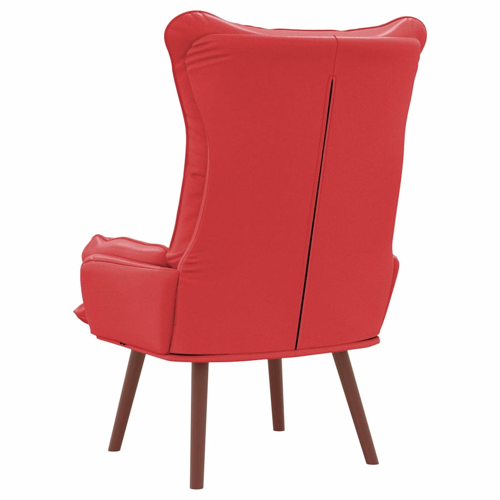Fauteuil Rood 69 X 74 X 93 Cm Kunstleer