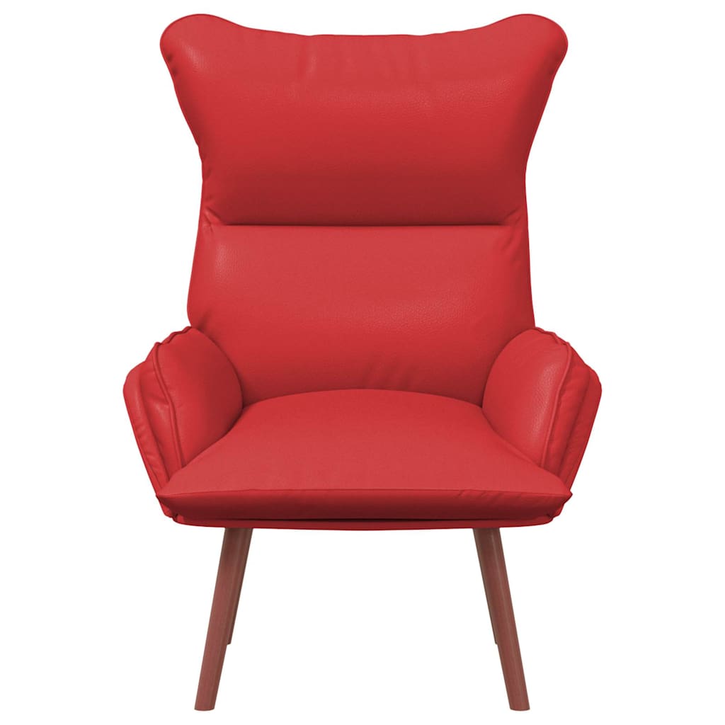 Fauteuil Rood 69 X 74 X 93 Cm Kunstleer