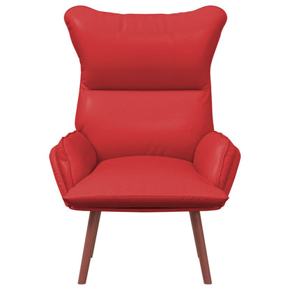 Fauteuil Rood 69 X 74 X 93 Cm Kunstleer