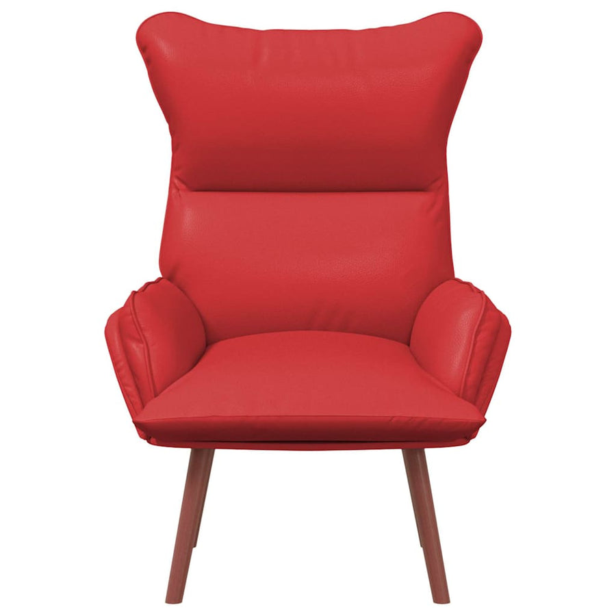 Fauteuil Rood 69 X 74 X 93 Cm Kunstleer