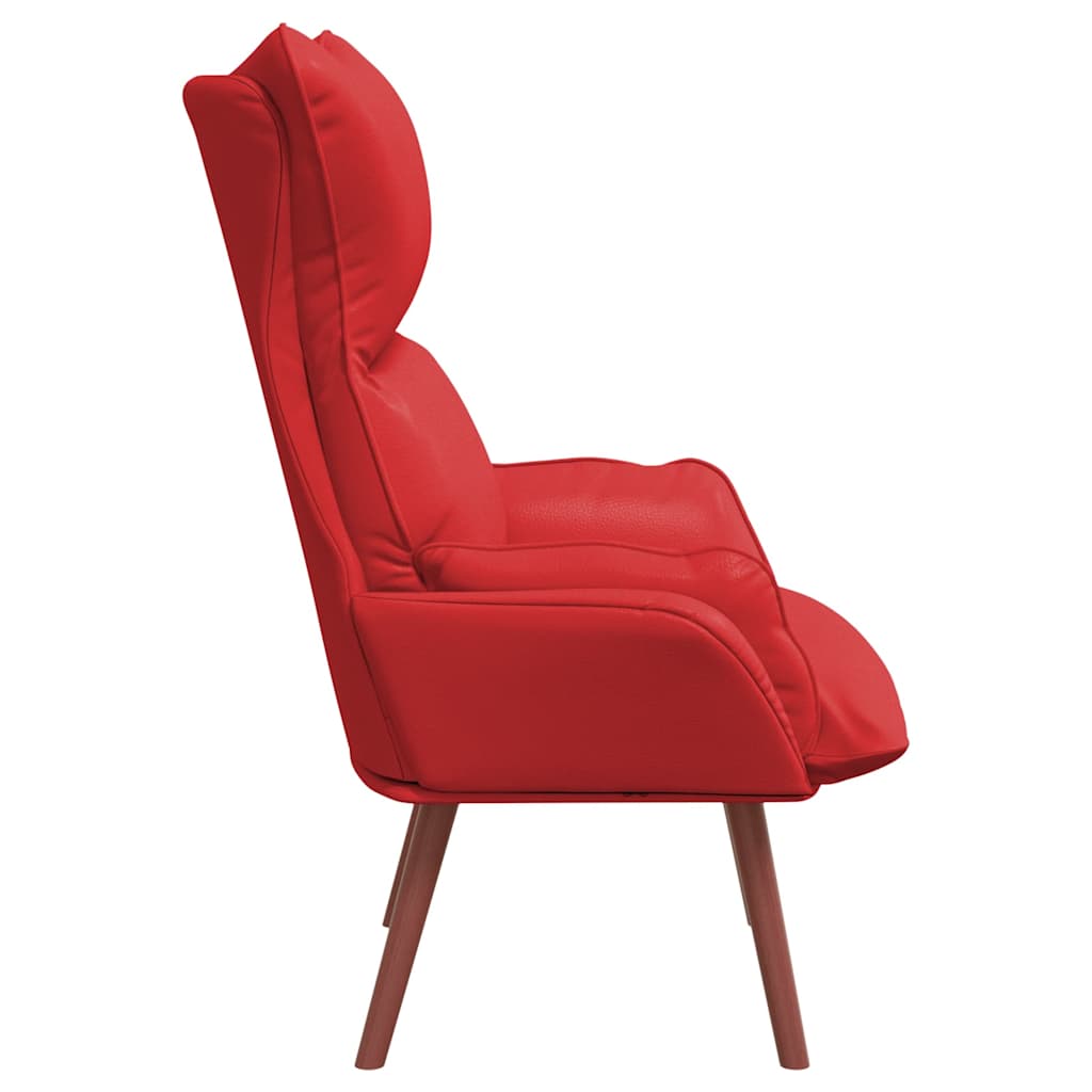Fauteuil Rood 69 X 74 X 93 Cm Kunstleer