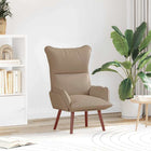 Fauteuil 69x74x93 cm kunstleer cappuccino