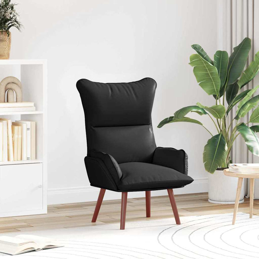 Fauteuil Zwart 69 x 74 x 93 cm Kunstleer